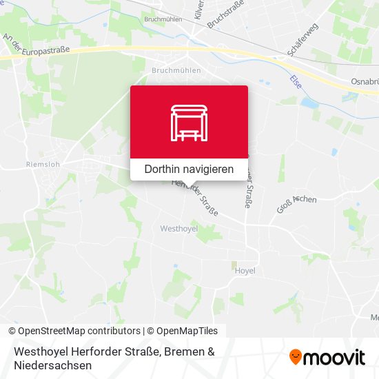 Westhoyel Herforder Straße Karte