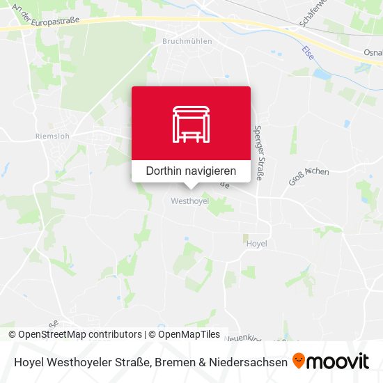 Hoyel Westhoyeler Straße Karte