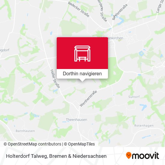 Holterdorf Talweg Karte