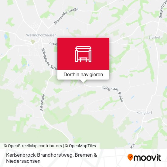 Kerßenbrock Brandhorstweg Karte