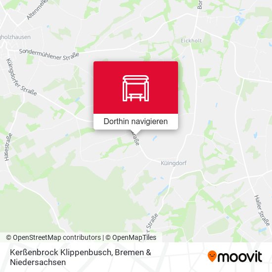Kerßenbrock Klippenbusch Karte