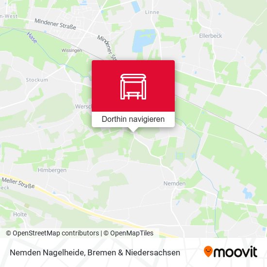 Nemden Nagelheide Karte
