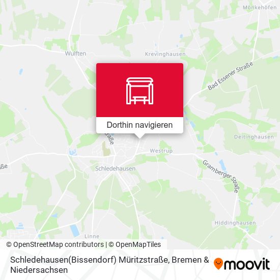 Schledehausen(Bissendorf) Müritzstraße Karte