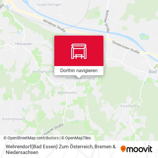 Wehrendorf(Bad Essen) Zum Österreich Karte