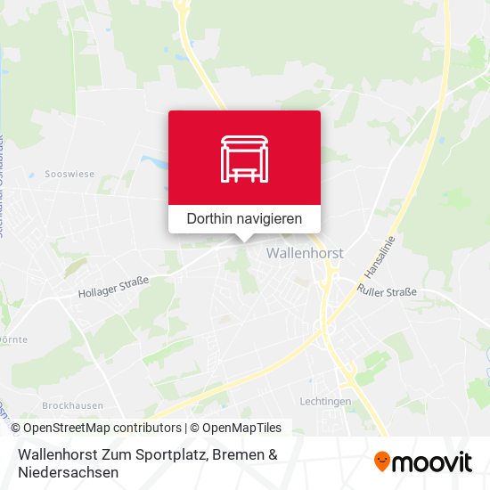 Wallenhorst Zum Sportplatz Karte