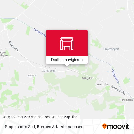 Stapelshorn Süd Karte