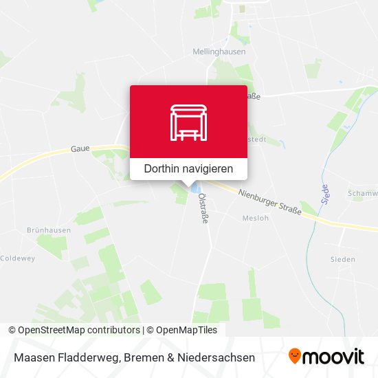 Maasen Fladderweg Karte
