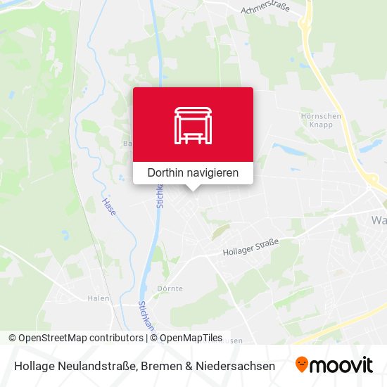 Hollage Neulandstraße Karte