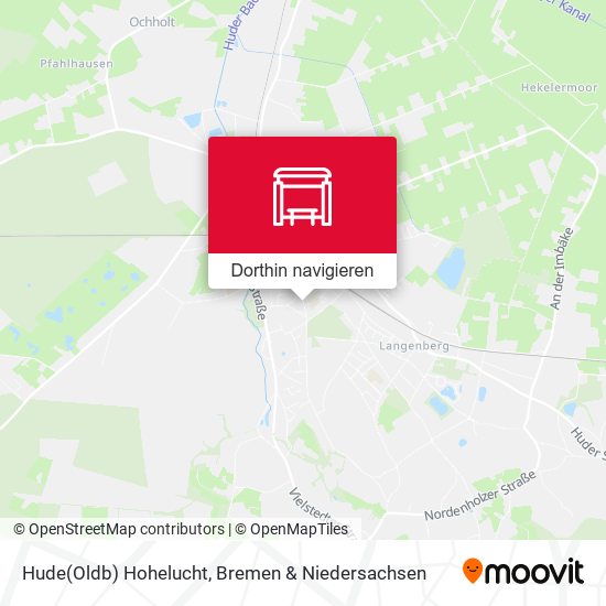 Hude(Oldb) Hohelucht Karte