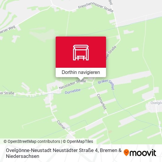 Ovelgönne-Neustadt Neustädter Straße 4 Karte
