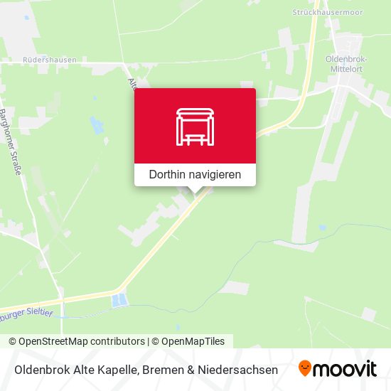 Oldenbrok Alte Kapelle Karte