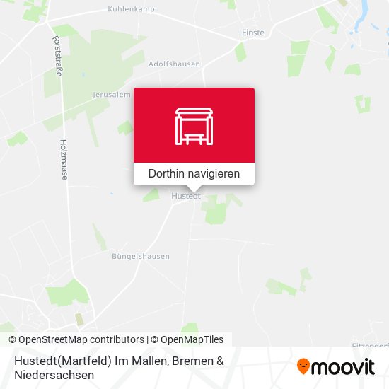 Hustedt(Martfeld) Im Mallen Karte