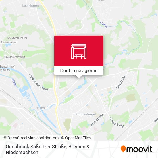 Osnabrück Saßnitzer Straße Karte