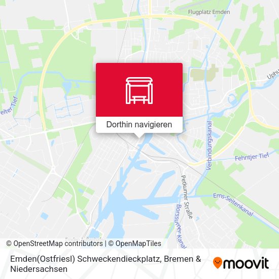 Emden(Ostfriesl) Schweckendieckplatz Karte