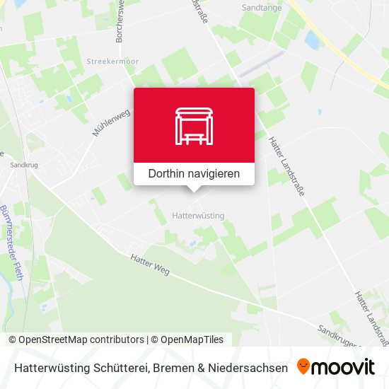 Hatterwüsting Schütterei Karte