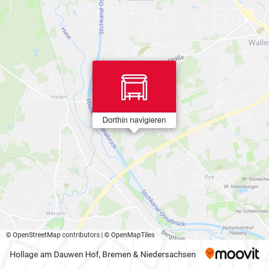 Hollage am Dauwen Hof Karte