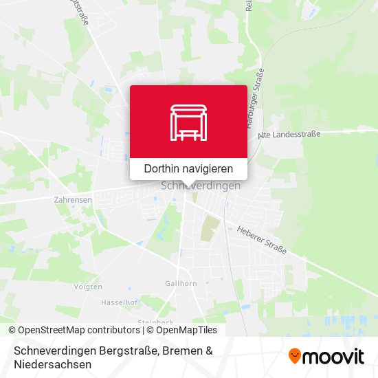 Schneverdingen Bergstraße Karte