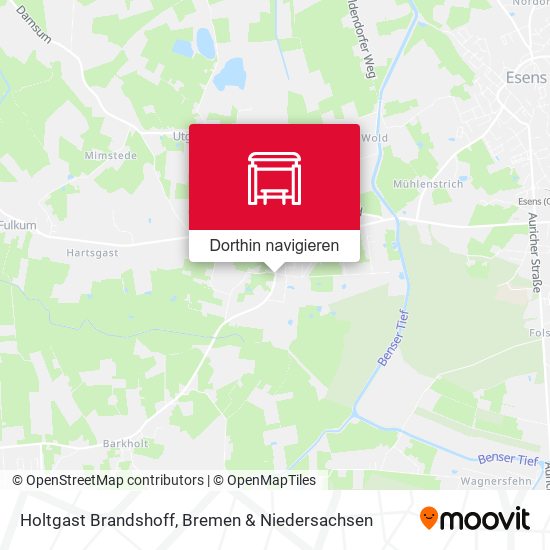 Holtgast Brandshoff Karte