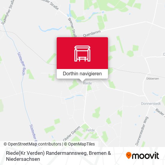 Riede(Kr Verden) Randermannsweg Karte