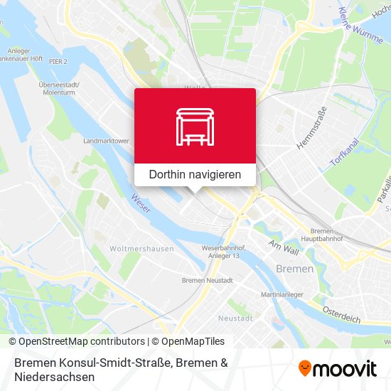 Bremen Konsul-Smidt-Straße Karte