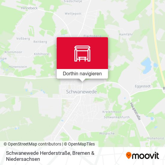 Schwanewede Herderstraße Karte