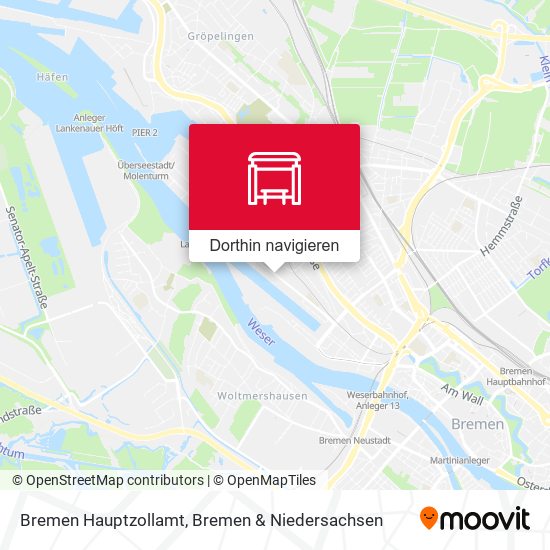 Bremen Hauptzollamt Karte