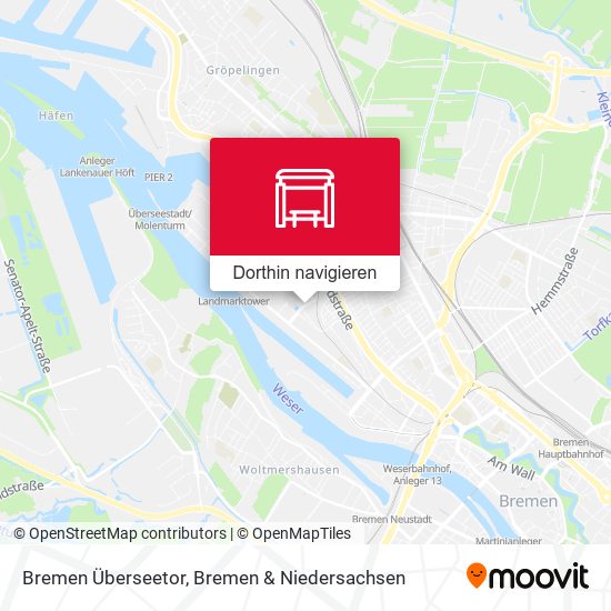 Bremen Überseetor Karte