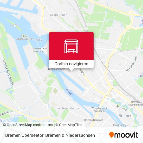 Bremen Überseetor Karte
