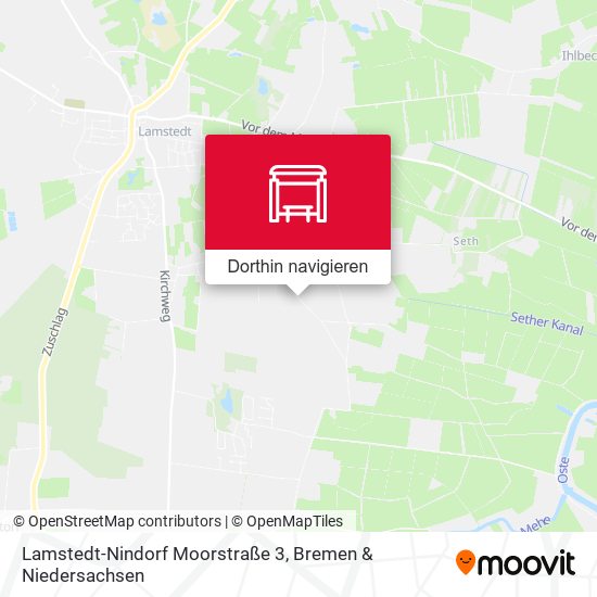 Lamstedt-Nindorf Moorstraße 3 Karte