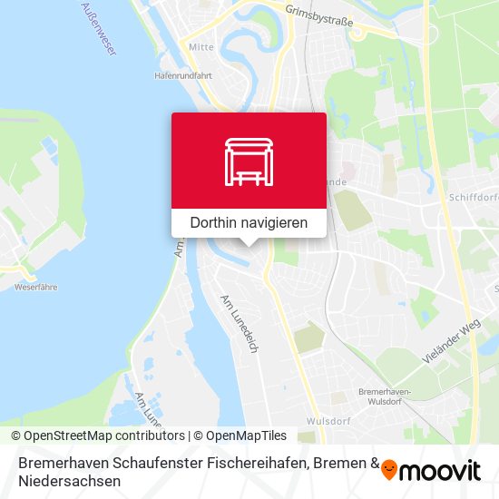 Bremerhaven Schaufenster Fischereihafen Karte
