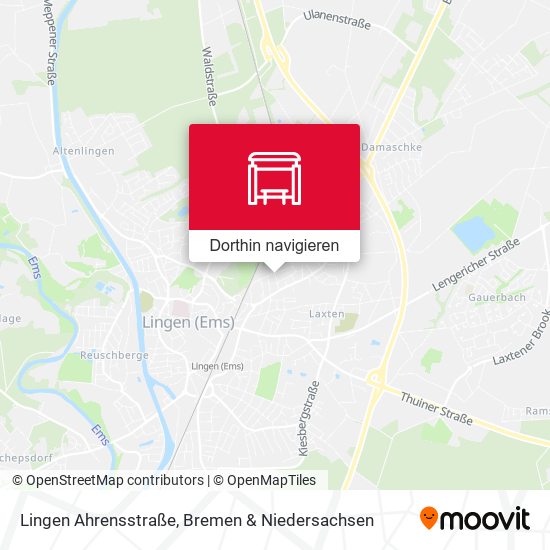 Lingen Ahrensstraße Karte