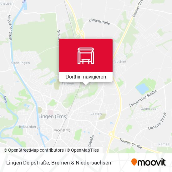 Lingen Delpstraße Karte