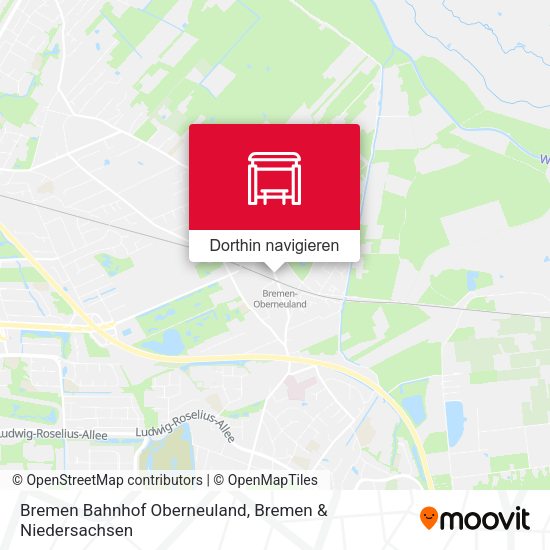 Bremen Bahnhof Oberneuland Karte