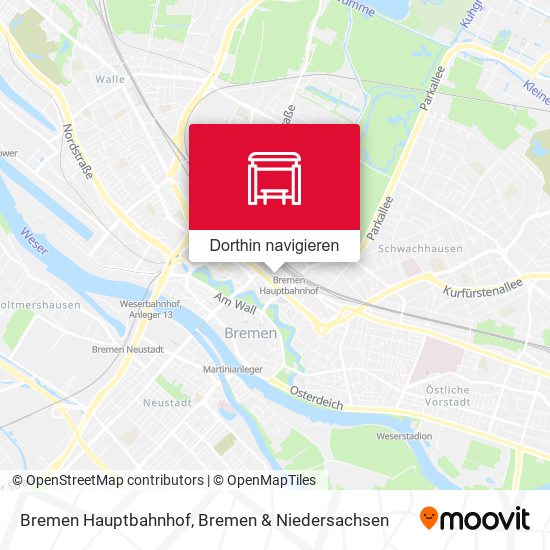 Bremen Hauptbahnhof Karte