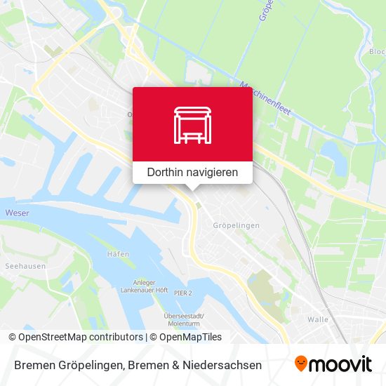 Bremen Gröpelingen Karte