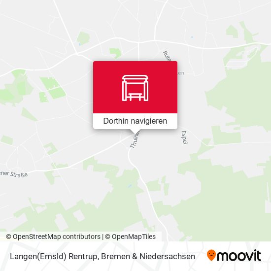Langen(Emsld) Rentrup Karte