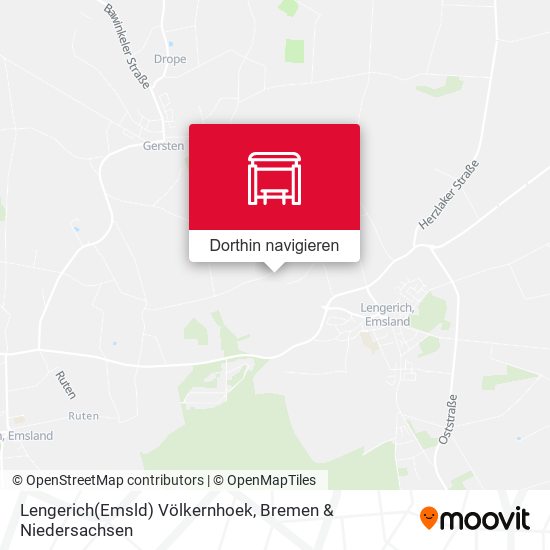 Lengerich(Emsld) Völkernhoek Karte