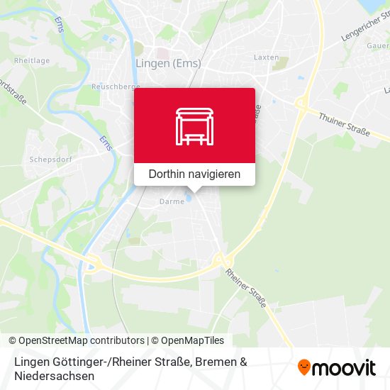 Lingen Göttinger- / Rheiner Straße Karte