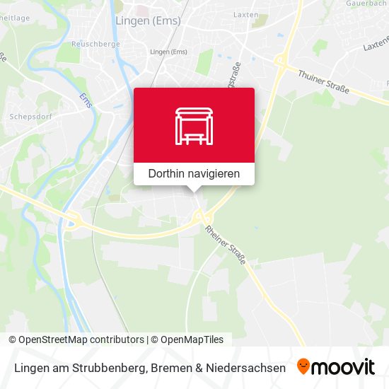 Lingen am Strubbenberg Karte