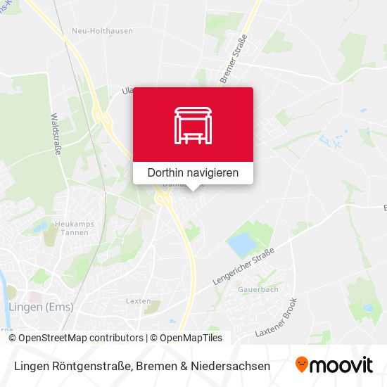 Lingen Röntgenstraße Karte
