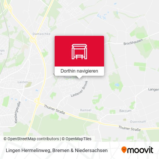 Lingen Hermelinweg Karte