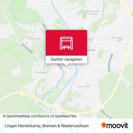 Lingen Herrenkamp Karte