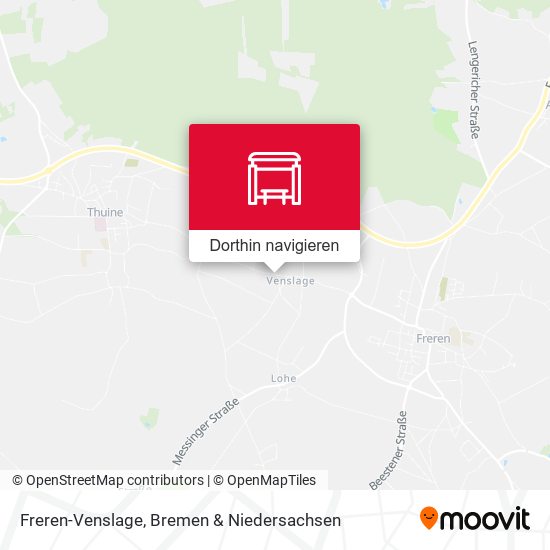 Freren-Venslage Karte