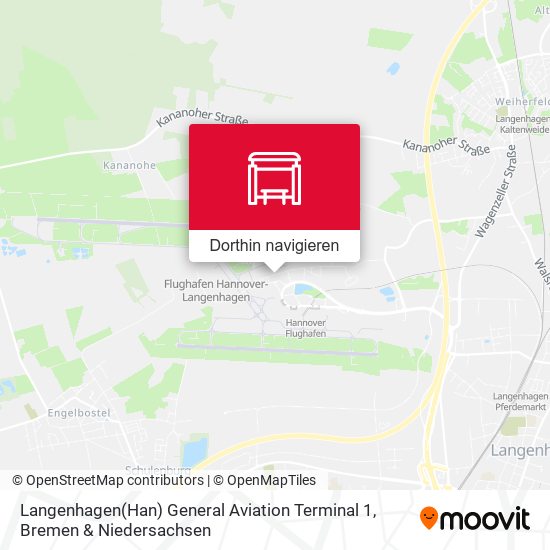 Langenhagen(Han) General Aviation Terminal 1 Karte