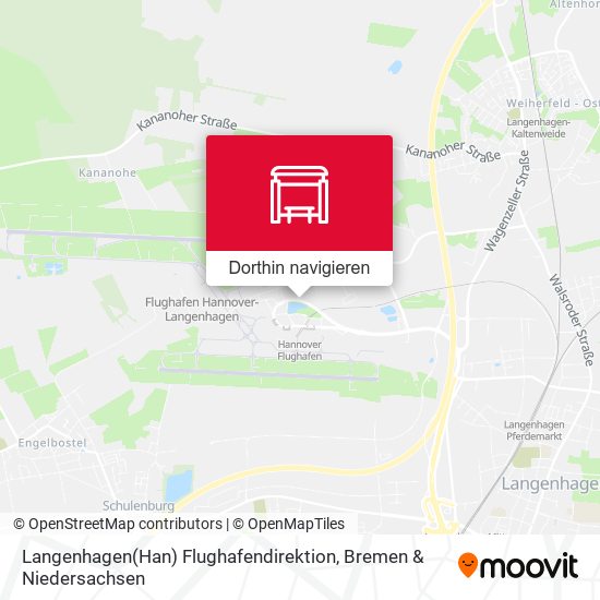 Langenhagen(Han) Flughafendirektion Karte