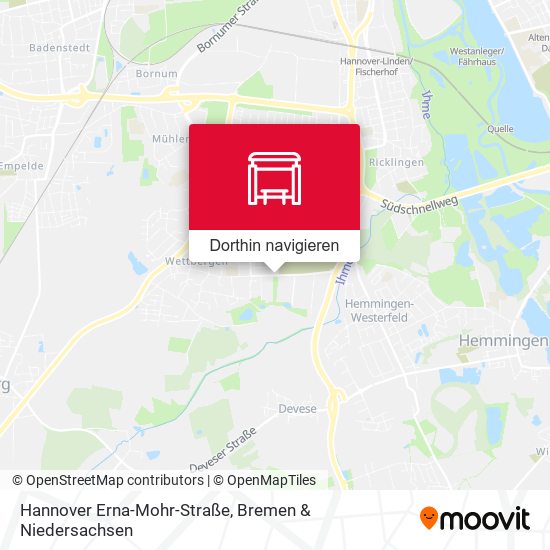 Hannover Erna-Mohr-Straße Karte