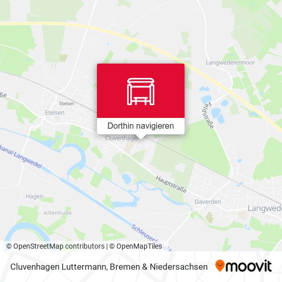 Cluvenhagen Luttermann Karte
