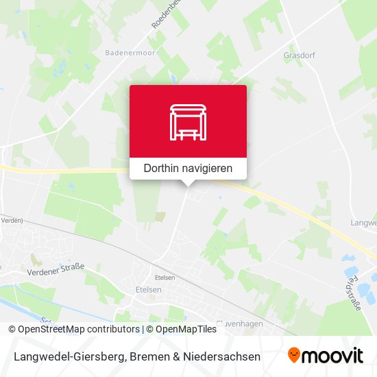 Langwedel-Giersberg Karte