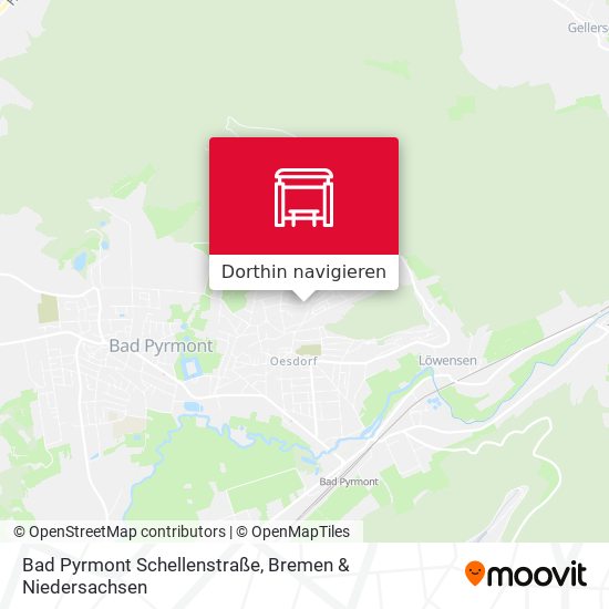 Bad Pyrmont Schellenstraße Karte