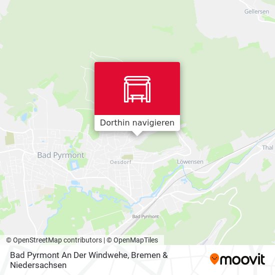 Bad Pyrmont An Der Windwehe Karte